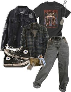 Early 90s Grunge Fashion, Garage Punk Fashion, Indie Rock Fashion Men, Outfit Ideas Grunge Masc, Grunge Masc Clothes, Male Artsy Outfits, Masculine Outfits Grunge, Twink Outfit Idea, 90s Grunge Clothes Aesthetic