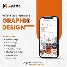 an advertisement for graphic design services