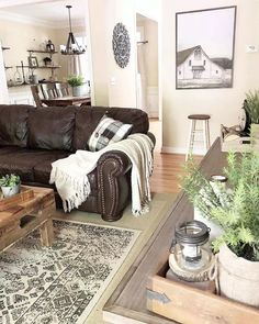 the living room is clean and ready for us to use in its new owner's home