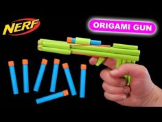 Cómo hacer una Pistola de Papel. Pistola Nerf de Papel que Dispara-TUTORIAL FÁCIL. - YouTube Diy Coin Bank, Sticky Note Origami, Tire Seats, Q Tips, Paper Folding Crafts, Tutorial Origami, Cardboard Box Crafts, Paper Craft Videos