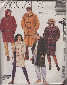 5649 mccalls Toggle Coat, Blanket Coat, Haikou, Vintage Blanket, Vogue Sewing, Vogue Sewing Patterns, Unique Fits, Mccalls Sewing Patterns, Motif Vintage