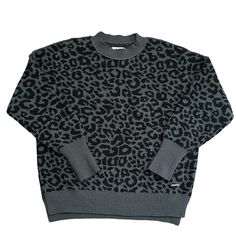 New Abercrombie And Fitch Black And Grey Animal Print Sweater Size Xs (Can Fit Small To Medium) Nwt (Please Review All Photos) *Send Me An Offer! *Ship Same Day Or The Next Business Day* *Smoke Free And Pet Free Home* Thank You! Have A Wonderful Day! :) Don’t Have A Poshmark Account? Use Code Ella_vi To Get $10 Off Your Purchase Burnt Orange Sweater, Animal Print Sweater, Grey Cable Knit Sweater, Cable Knit Sweater Womens, Old Sweater, Waffle Knit Sweater, Long Sleeve Knit Sweaters, Knit Turtleneck Sweater, Print Sweater