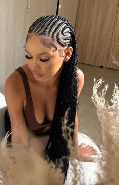 Honey Blonde Fulani Braids, 2 Hairstyles, Cornrows Braids For Black Women, Braided Hairstyles For Black Women Cornrows, Feed In Braids Hairstyles, Braided Styles, Braided Cornrow Hairstyles