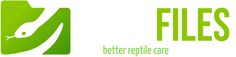 two different logos with the words, files and better reptile care