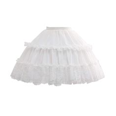 PRICES MAY VARY. ☀High waisted, wide elastic waistband, short length, tiered and floral lace trimming design, double layer pettiskirt ☀2 hoop detachable fish bone provide good support and also have certain softness to display your dress naturally ☀Wide elastic waistband not only for comfortable but also to raise waist line to show long legs and slender waist ☀made polyester materials, soft, stretchy, breathable cloth provides exceptional comfort and durability ☀Like a cage, feels cool and breath Poofy Skirt, Waistband Design, Dress Princess, Dress Gown, Fish Bone, Dress Evening, Dress Prom, Evening Party Dress, Long Legs