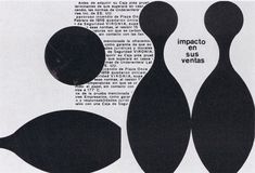 an image of three black vases in front of a newspaper page with the words impacto en sus ventas