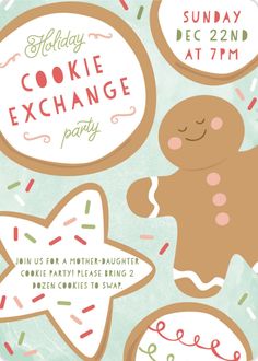 a cookie exchange party is coming to brooklyn, ny on saturday, dec 5 at 6pm