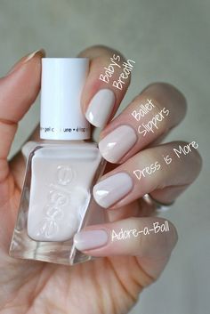 Essie Gel Couture Bridal 2017 Collection : Swatches & Comparisons | Essie Envy Essie Gel Couture, Gel Couture, Essie Gel, Couture Bridal