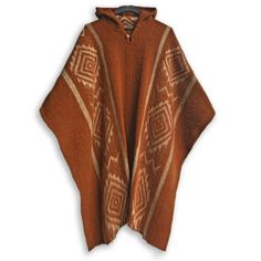 This is a brand new men's/woman's unisex poncho, made of llama wool yarn. It is very light, soft, warm, very soft to touch and won't itch. Colours and patterns could differ from the photo shown as of handmade nature of every item. You may ask us to send a photo of the exact poncho you get to confirm if you're keen regarding the exact design. One Size: 41 inch x 32 inch (104 x 82 cm) Material: 100% Llama Wool Weight: 900 g Care: Hand Wash Use Mild Detergent Do not Bleach We ship directly from Ecu Mens Poncho, Poncho Coat Cape, Alpaca Poncho, Poncho Coat, Cashmere Poncho, Hooded Poncho, Wool Clothing, Cape Coat, Poncho Cape