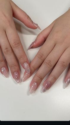 Pointy Almond Nails, Milky Nude Nails, Crazy Acrylic Nails, Beauty Nails Design, Shoe Nails, Cute Acrylic Nail Designs, Pretty Gel Nails