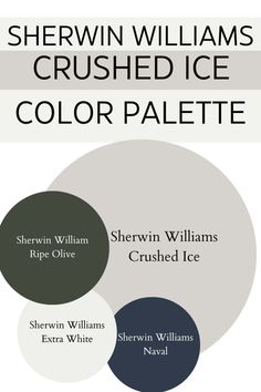 Sherwin Williams Crushed Ice Paint Color Review - A Great Neutral - West Magnolia Charm Crushed Ice Paint Color, Crushed Ice Sherwin Williams, Crushed Ice Paint, Sherwin Williams Extra White, Coventry Gray, Most Popular Paint Colors, Sherwin Williams Color Palette, Ice Painting, Popular Paint Colors