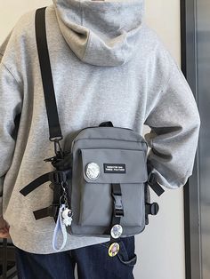 School Shoulder Bag, Sling Bag Men, Sling Bag For Men, Dream Things, Street Style Bags, Shoulder Bags For School, College Bags, Adjustable Bag