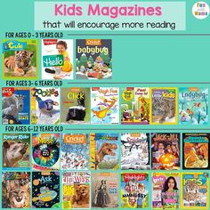 children's magazines that will engage more reading skills than they did in the early years