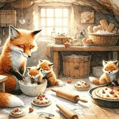 Permanente Make-up, Cute Animal Art, Rhinestone Art, Fox Art, Diy Diamond Painting, Christmas Illustration, Woodland Creatures