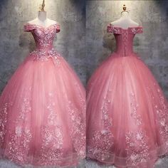 (eBay) Find many great new & used options and get the best deals for Princess Quinceanera Dresses Off The Shoulder Corset Sweet 15 16 Prom Ball Gowns at the best online prices at eBay! Free shipping for many products! Cocktail Dress Prom Off Shoulder, Quinceanera Dresses Off The Shoulder, Princess Quinceanera Dresses, Ball Gown Quinceanera Dresses, Pink Ball Gown, Quinceanera Dresses Pink, Ball Gowns Princess, Gown Plus Size, Prom Ball Gown