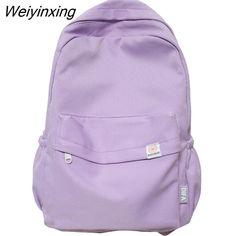 Shipping: Worldwide Express Shipping AvailableDelivery time: 🚚7-15Days Fast ShippingReturns: Fast refund,💯100% Money Back Guarantee.Brand Name: rentengerOrigin: Mainland ChinaMain Material: Cotton FabricLining Material: PolyesterBackpacks Type: SoftbackInterior: Cell Phone PocketInterior: Computer InterlayerHandle/Strap Type: Soft HandleExterior: Solid BagDecoration: AppliquesClosure Type: zipperTechnics: JacquardCapacity: 20-35 LitreItem Type: BackpacksCarrying System: Arcuate Shoulder StrapG Large Capacity Purple Bag For Back To School, Purple Shoulder Backpack For School, Back To School Large Capacity Purple Bag, Purple Shoulder Bag For Daily Use, Back To School, Trendy Back To School Bag, Purple Bags With Large Capacity For Study, Casual Purple Shoulder Bag For Students, Cute Large Capacity Purple Backpack, Trendy Purple Backpack For Daily Use