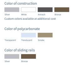 different shades of gray and brown are shown in this graphic representation, which shows the color combinations for each type of fabric