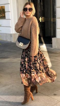 Casual Christmas Party Outfit, Look Boho Chic, Casual Party Outfit, Chique Outfits, Boho Style Outfits, Trendy Fall Outfits, Looks Street Style, 가을 패션