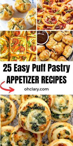 25 easy puff pastry appetizer recipes that are perfect for any party or special occasion