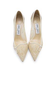 Jimmy Choo Heels Wedding, Bride Essentials, Fairytale Land, Dora Maar, Jimmy Choos, Pretty Heels, Knit Swimwear, Lace Pumps, Jimmy Choo Heels