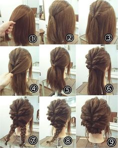 ヘアアレンジ Braid Hairstyle, Prom Updos, Pinterest Hair, Nail Arts