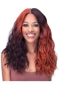 BOBBI BOSS HD Lace Front Wig Glueless 13X6 Hand-Tied Deep Lace MLF661 Polaris (2THH1B/350) Hd Lace