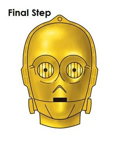 an image of a yellow robot head with the words final step on it