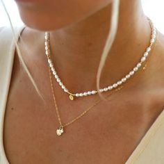 Available in Gold and Silver, sold separately. Length: 18"L Jewlery Necklace, Jewelry Materials, Seashell Necklace, Mothers Day Flowers, Notebook Gifts, Mirrored Furniture, Dining Accessories, Necklace Online, Gold Filled Chain