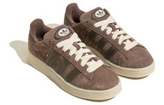 adidas Originals Campus 00s Shoes 'Brown White' IE4740 Campus 00s Shoes, 00s Shoes, Adidas Campus 00s, Chunky Shoes, Adidas Campus, Shoe Inspo, Everyday Shoes, Brown Sneakers, Shoes Brown