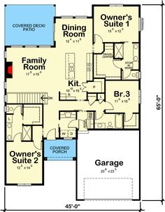 the floor plan for this house shows the garage and living area, as well as the bedroom