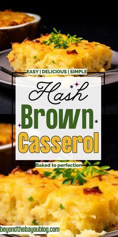 this easy brown casserole recipe is the perfect side dish