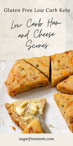 These Low Carb Ham and Cheese Scones are the ultimate way to use up any leftover ham from the holidays. Moist, yet crumbly, they’re a great savory alternative to the humble scone. This keto scones recipe is perfect to dunk into your favorite soup or just as an afternoon snack with a cup of coffee. Just 3 net grams of carbs. Keto Scones Recipe, Ham And Cheese Scones, Cheese Scones Recipe, Keto Scones, Ham Cheese, Leftover Ham, Ham And Cheese