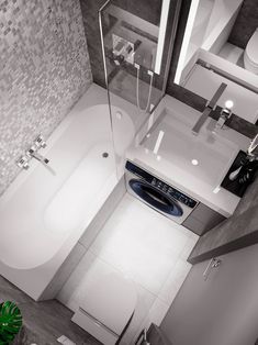 a bathroom with a sink, toilet and bathtub