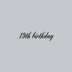 the words'90th birthday'written in black on a gray background