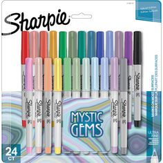 a set of 12 markers with different colors