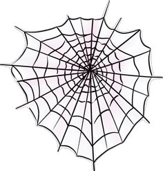 a spider web is shown in black and white