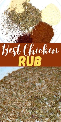 the best chicken rub recipe with spices and seasoning