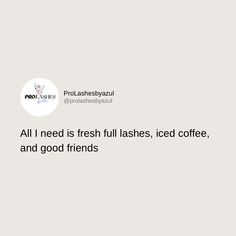 Lash Quotes, Full Lashes, Coffee Quotes, Esthetician, Iced Coffee, Lashes, Social Media, Media, Coffee