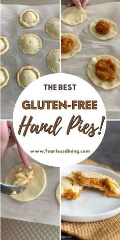 the best gluten - free hand pies are easy to make and delicious