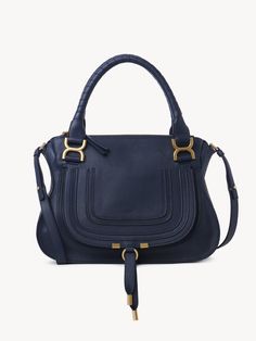 Chloé Marcie Double Carry Bag | Chloé US Chloe Marcie Bag, Chloe Marcie Medium, Sustainable Leather, Chloe Marcie, Day Bag, Carry Bag, Medium Bags, Leather Satchel, Leather Handle