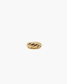 Dreaming of Paris at night? This Croissant Ring will take you there. Gold vermeil is sterling silver layered with a thick layer of 18k gold, which is much higher quality than standard gold plating. 5 Gold Rings, Croissant Ring, Paris At Night, Precious Jewels, Chunky Rings, Rings Cool, Just Run, Cute Jewelry, Gold Plating