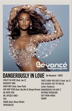 Dangerously In Love Beyonce, Beyonce Poster, Beyonce Dangerously In Love, Beyonce Crazy In Love, Dangerously In Love, Beyonce Album