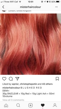 Dark Pink Hair, Hair Muse, Red Orange Hair, Hair Education