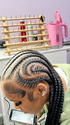 7 Cornrow Braids, Ten Feedin Braids, Edges On Cornrows, Knee Length Stitch Braids, Six Straight Back Feed In Braids, Unique Straight Back Braids, Free Style Straight Back Braids, 9 Stitch Braids, Brading Hairstyles Teens