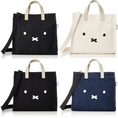 Miffy HAPITAS 2WAY Bag Shoulder Bag Tote 6033 Black White Denim Blue Denim Black Size: H24cm x W28cm x D14cm (9.4 x 11.0 x 5.5")  Number of pockets: 4 (0 outside/4 inside) Weight: 420g Total length of handle: 23.5cm (9.3") With shoulder strap (total length 127cm (50")) Thank you for checking out our store! We are located in Japan. Our goal is to provide fine Japanese products to the world. It's our pleasure to make you happy with our selected item. If you have any questions, feel free to contact Denim Bags With Detachable Handle For Daily Use, Miffy Scarf, Crafting Table, Digital Wardrobe, 5 Number, Cute Outfits With Jeans, Japanese Products, Birthday List, Wallet Pouch