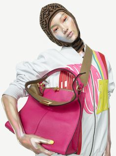 #FendiRomAmor Collection Breathing Art, Chunky White Sneakers, Green Puffer, Woman Bag, Fendi Sunglasses, Fendi Logo, Fashion Catalogue, Graffiti Artist