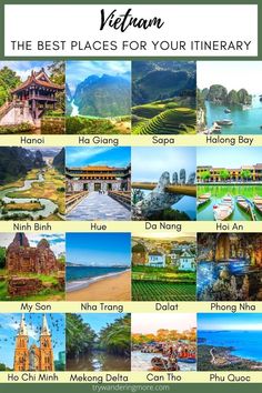 the best places for your itinerary in vietnam