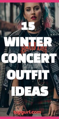 Winter Concert Outfits Night, Winter Concert Outfit Rock, Cozy Concert Outfit, Cool Concert Outfits Winter, Outfits For Concerts Night Winter, Winter Outfits For Concerts, Outfit Ideas For Concert Night Winter, Concert Outfit For Winter, Pretty Lights Concert Outfits