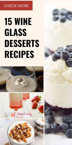 Delight your guests with these 15 wine glass dessert recipes. This pin showcases four magnificent wine glass desserts that combine elegance and taste, perfect for elevating your party treats! Fruit Parfaits, Simple Treats, Desserts In A Glass, Fruit Parfait, Glass Dessert, Easy Treats, Romantic Dinner, Party Desserts