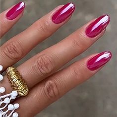 Super Cute And Stylish Ships In 5-10 Business Days Pink Nails Princess, Pink Nails With Ring Finger Design, Pink And Wine Nails, Trendy Nails September 2024, Pink Frosted Nails, Fushia Chrome Nails, Cranberry Pink Nails, Pink Red Valentine Nails, Dark Pink Fall Nails